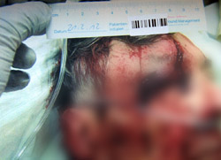 Barcode im Bildausschnitt